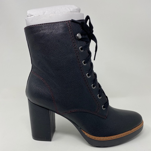 callie leather mid shaft boots